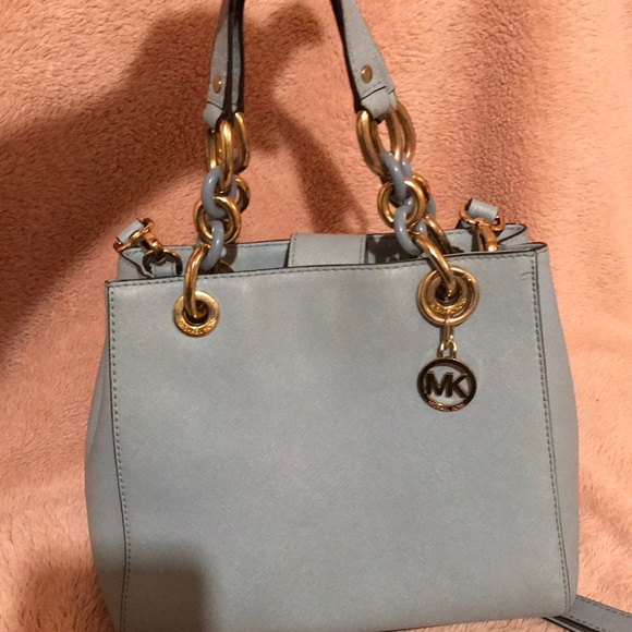 Michael kors, pale blue purse - Picture 2 of 7